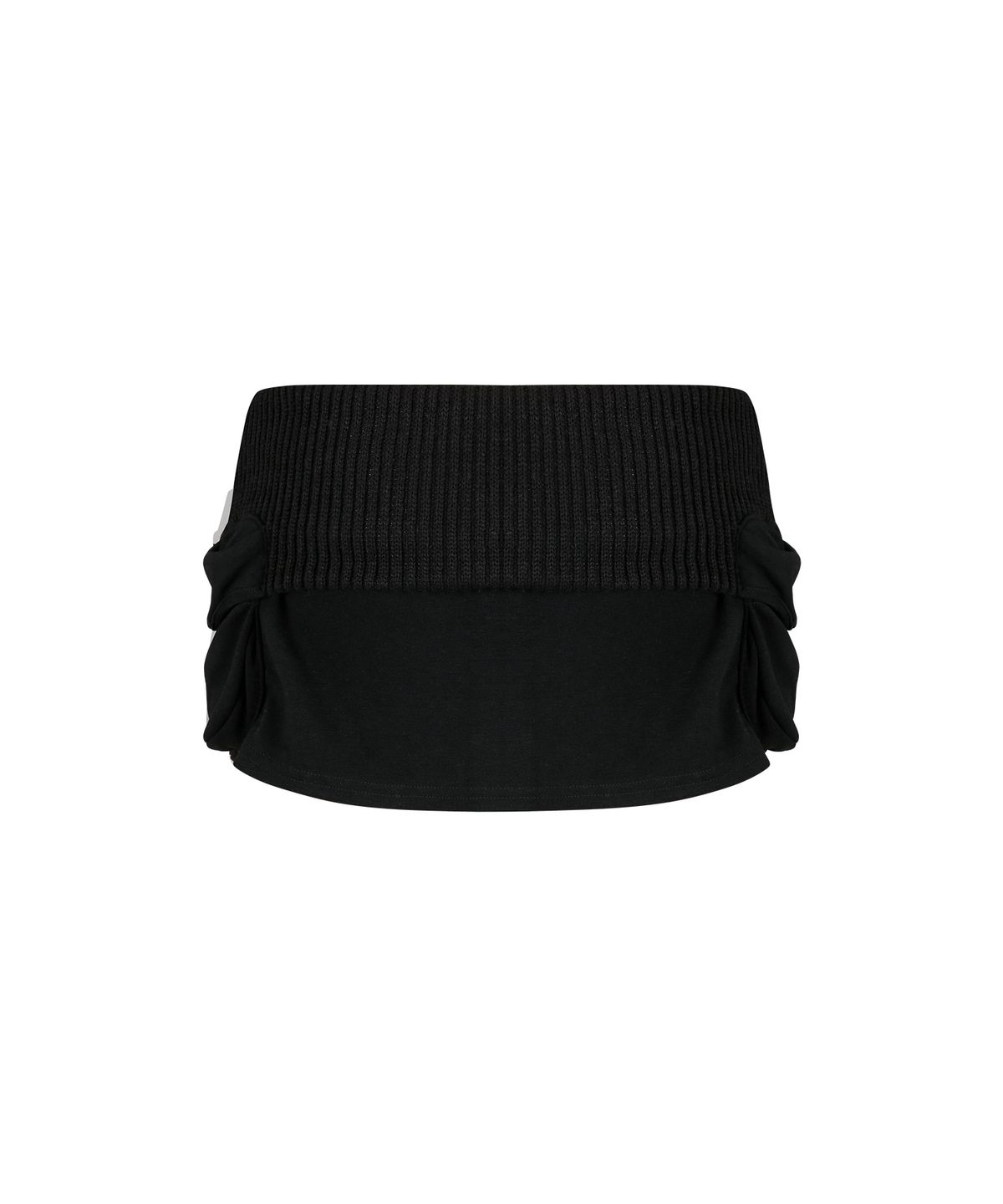 카시코(KASHIKO) Knit Micro Skirt Black