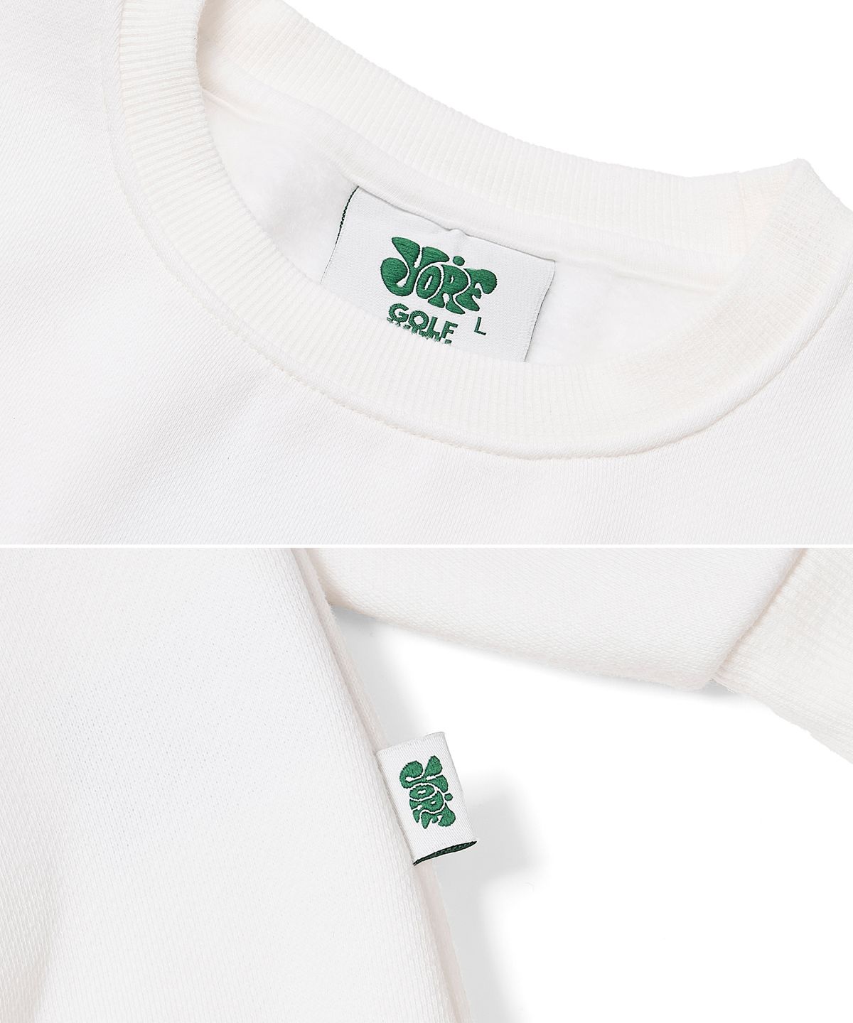 욜프(YORF) YORF SWEATSHIRTS PIGMENT DYEING CHILL PASTEL WHITE 욜프 스웨트셔츠 피그먼트 다잉 칠 파스텔 화이트