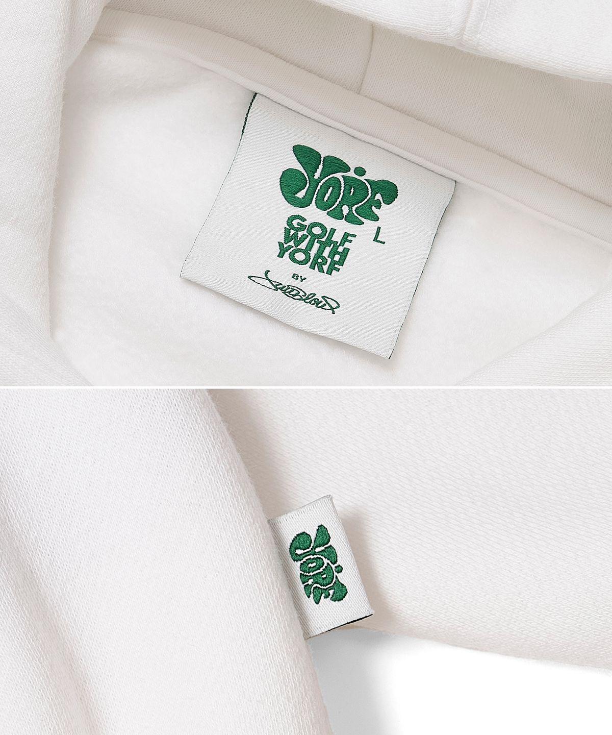 욜프(YORF) YORF HOODIE PIGMENT DYEING MASTER RABBIT WHITE 욜프 후드티 피그먼트 다잉 마스터 래빗 화이트
