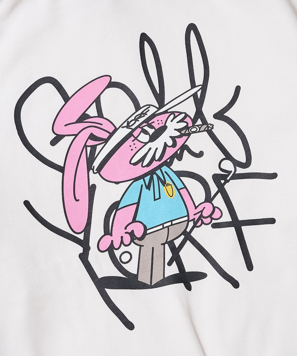 욜프(YORF) YORF HOODIE PIGMENT DYEING MASTER RABBIT WHITE 욜프 후드티 피그먼트 다잉 마스터 래빗 화이트