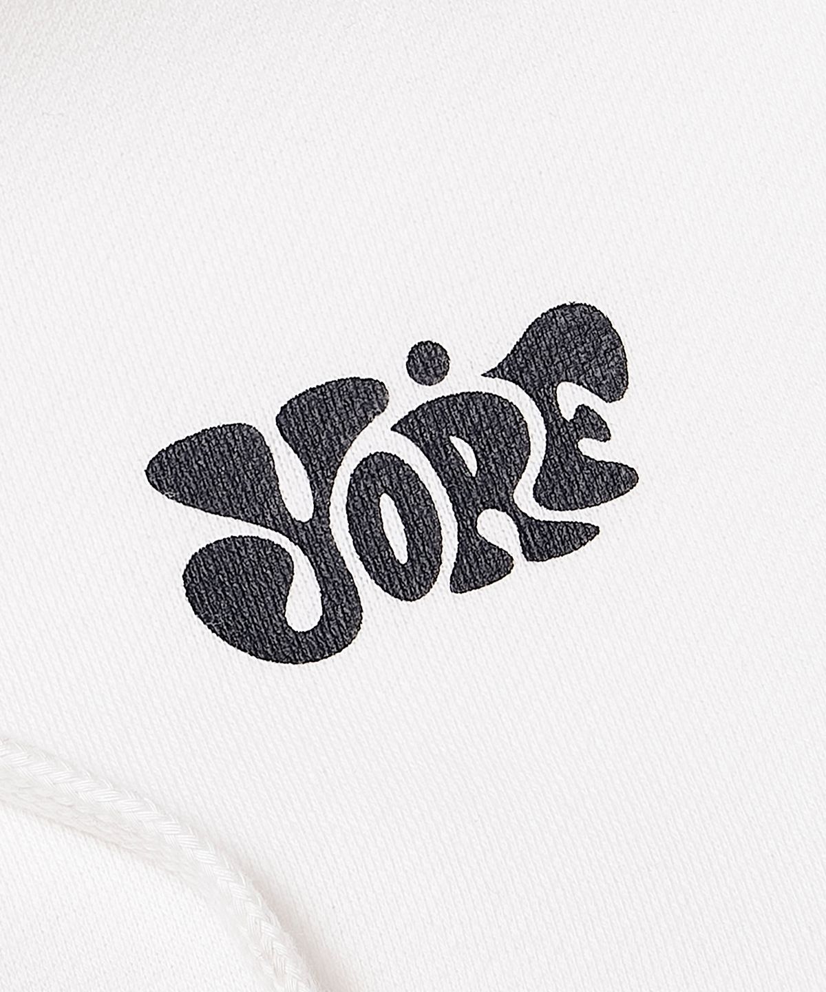 욜프(YORF) YORF ZIP-UP HOODIE PIGMENT DYEING GLORY WHITE 욜프 후드집업 피그먼트 다잉 글로리 화이트
