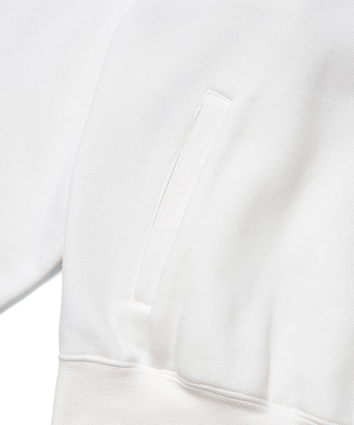 욜프(YORF) YORF ZIP-UP HOODIE PIGMENT DYEING GLORY WHITE 욜프 후드집업 피그먼트 다잉 글로리 화이트