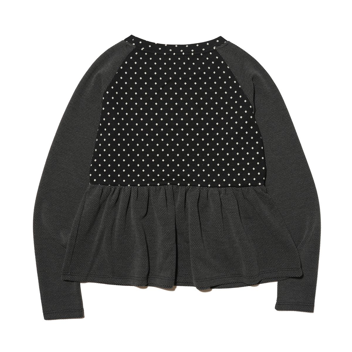 테레루(TERERU) Ruffle Point Long Sleeve Black