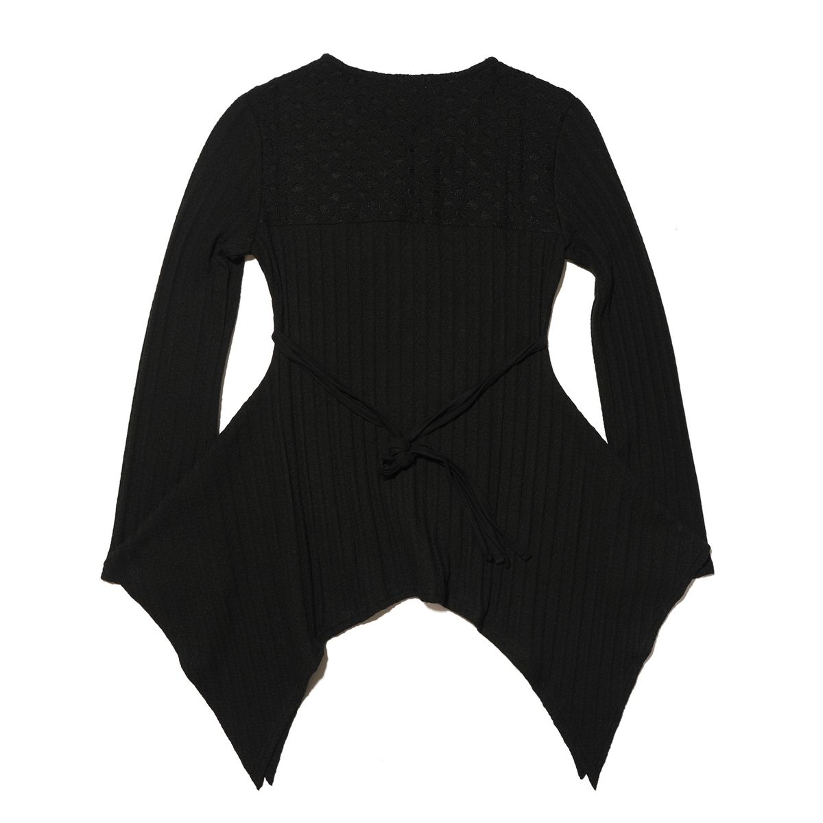 테레루(TERERU) Draping long sleeve Black