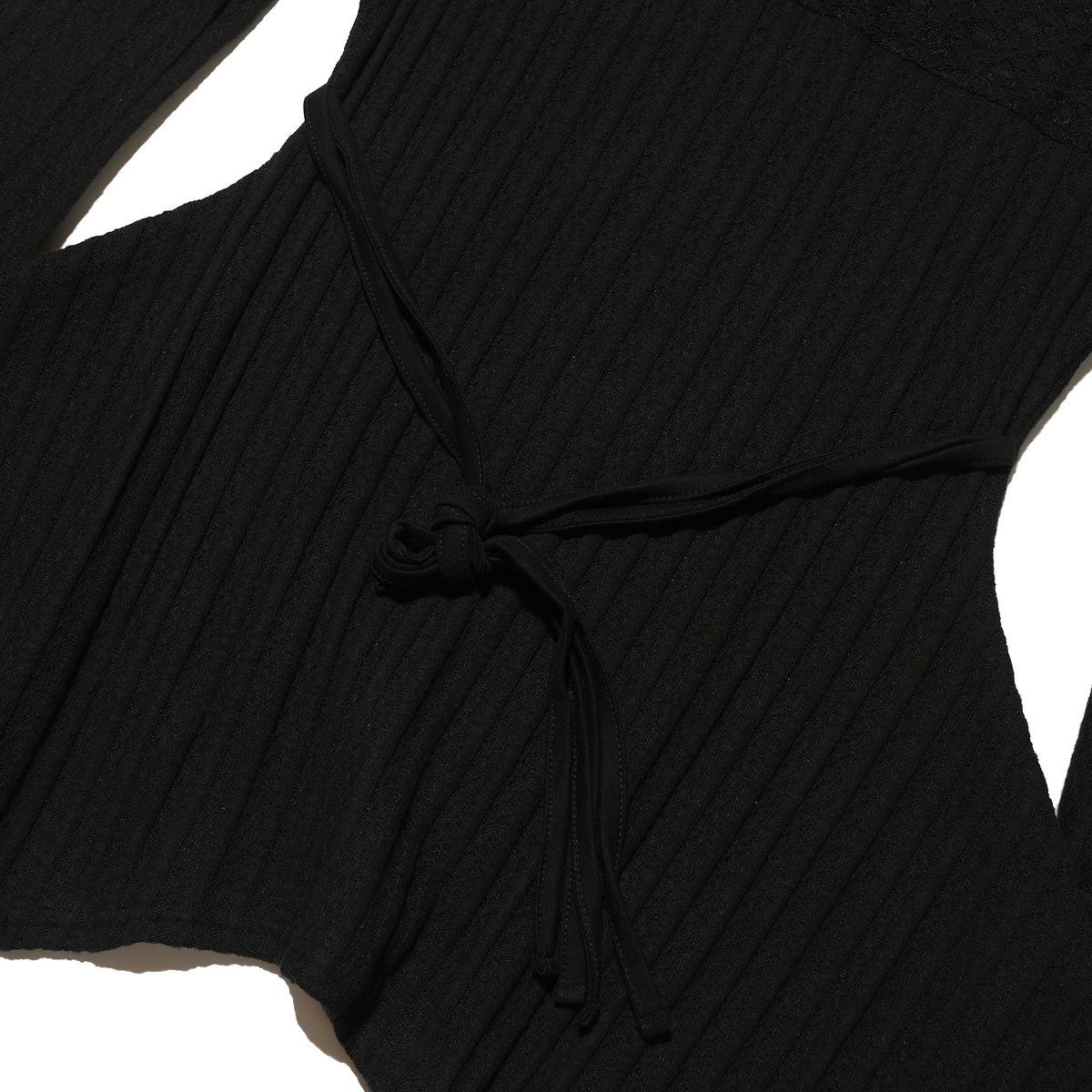 테레루(TERERU) Draping long sleeve Black