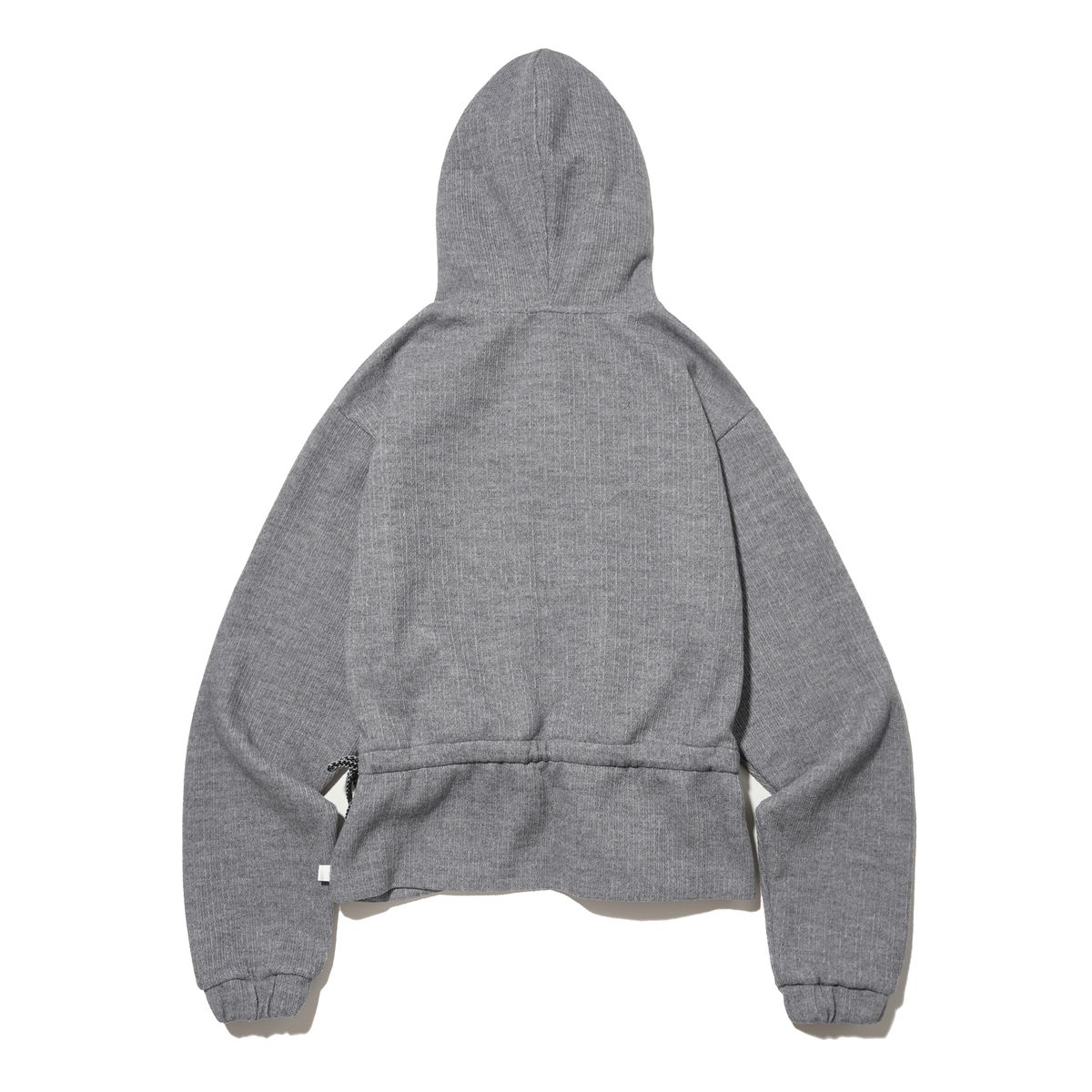 테레루(TERERU) Side String Hoodie zip-up Gray