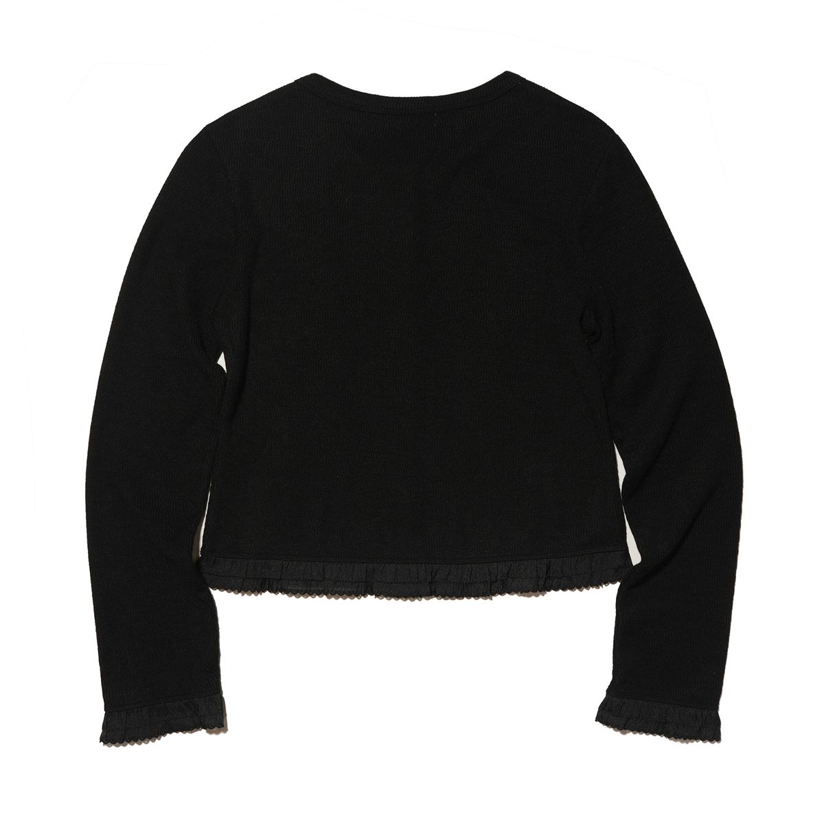 테레루(TERERU) Wave Line Cardigan Black