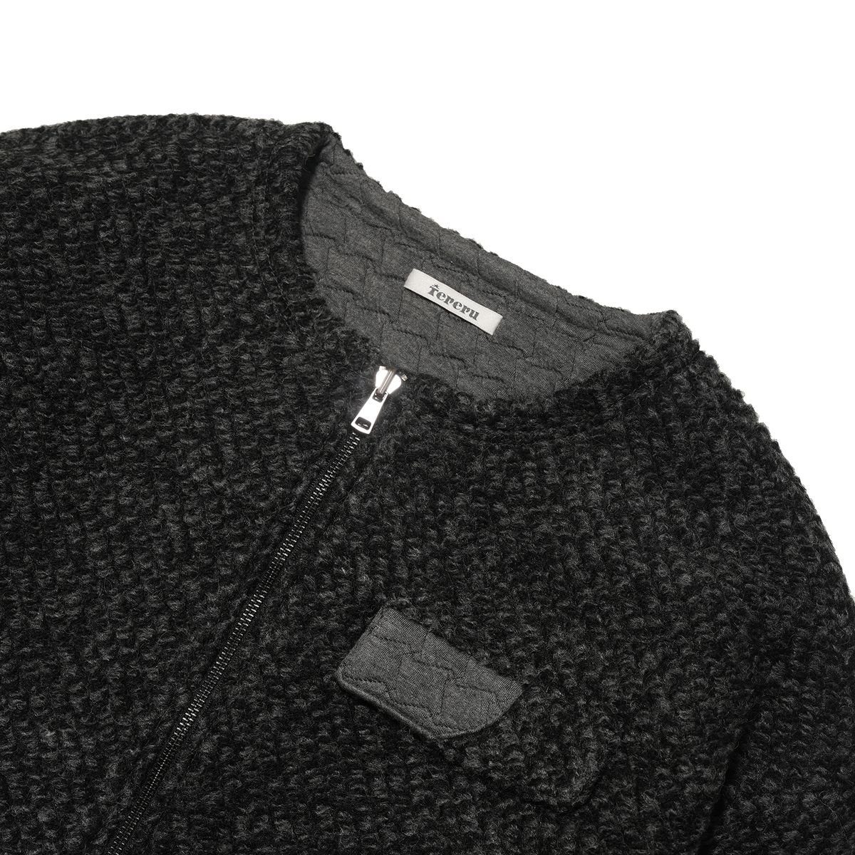 테레루(TERERU) Crewneck Jacket Charcoal