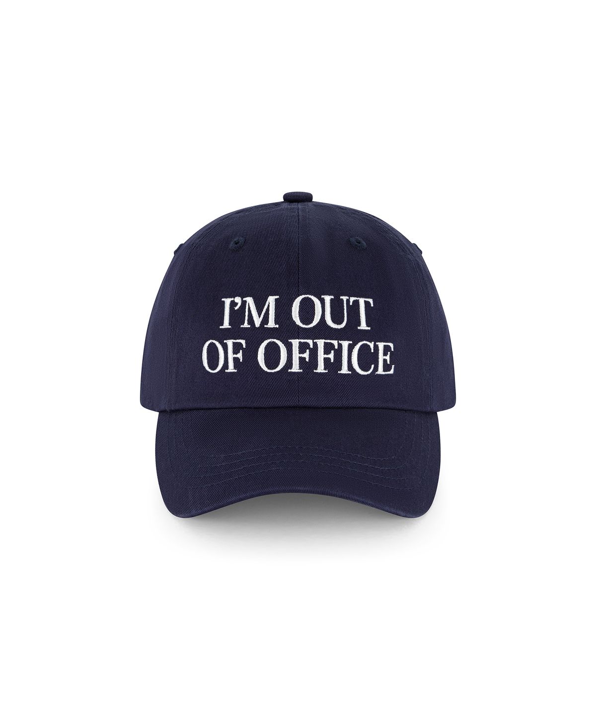 베스티리아(VESTIRYA) Witty Lettering Ball Cap Navy