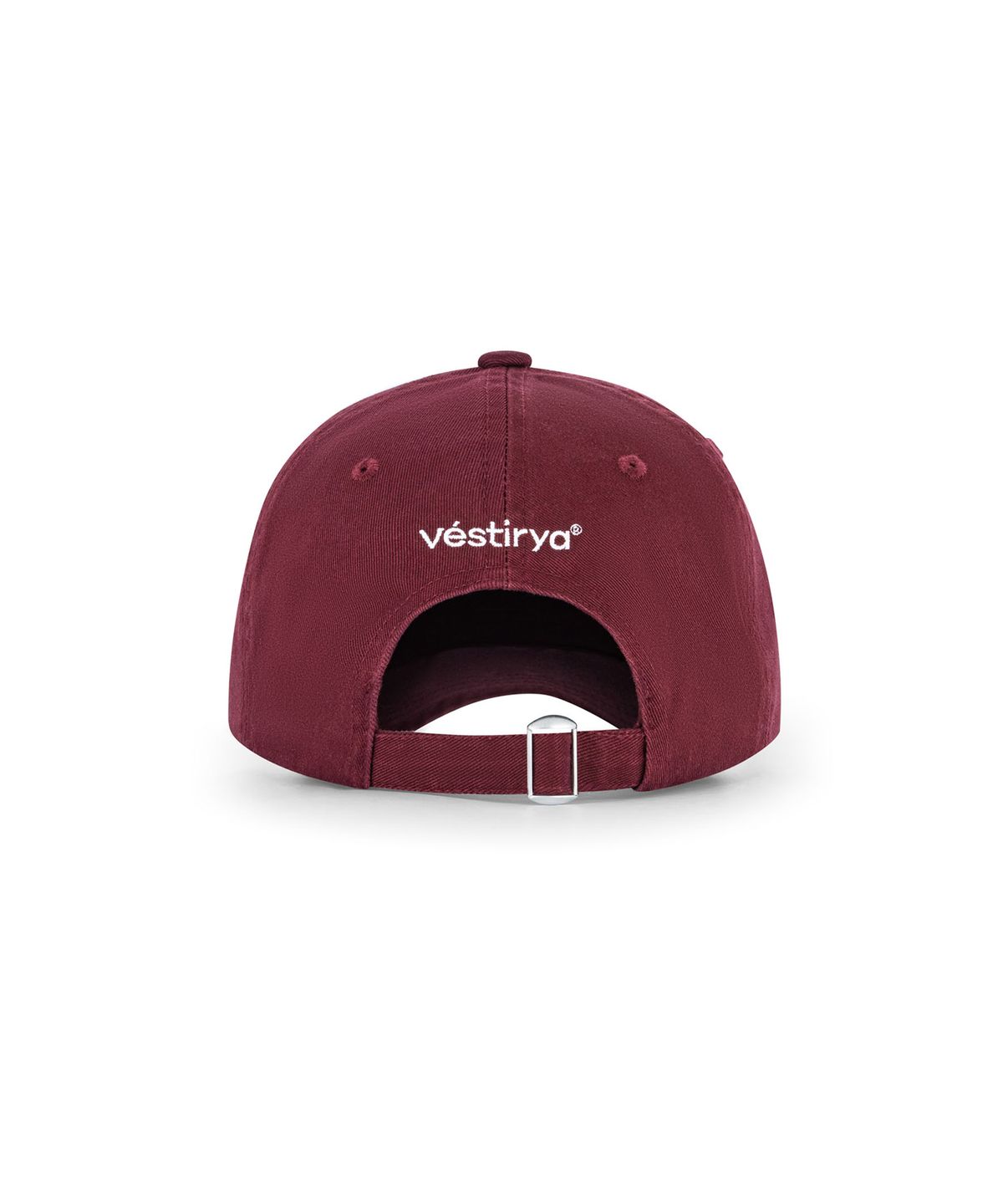 베스티리아(VESTIRYA) Witty Lettering Ball Cap Burgundy