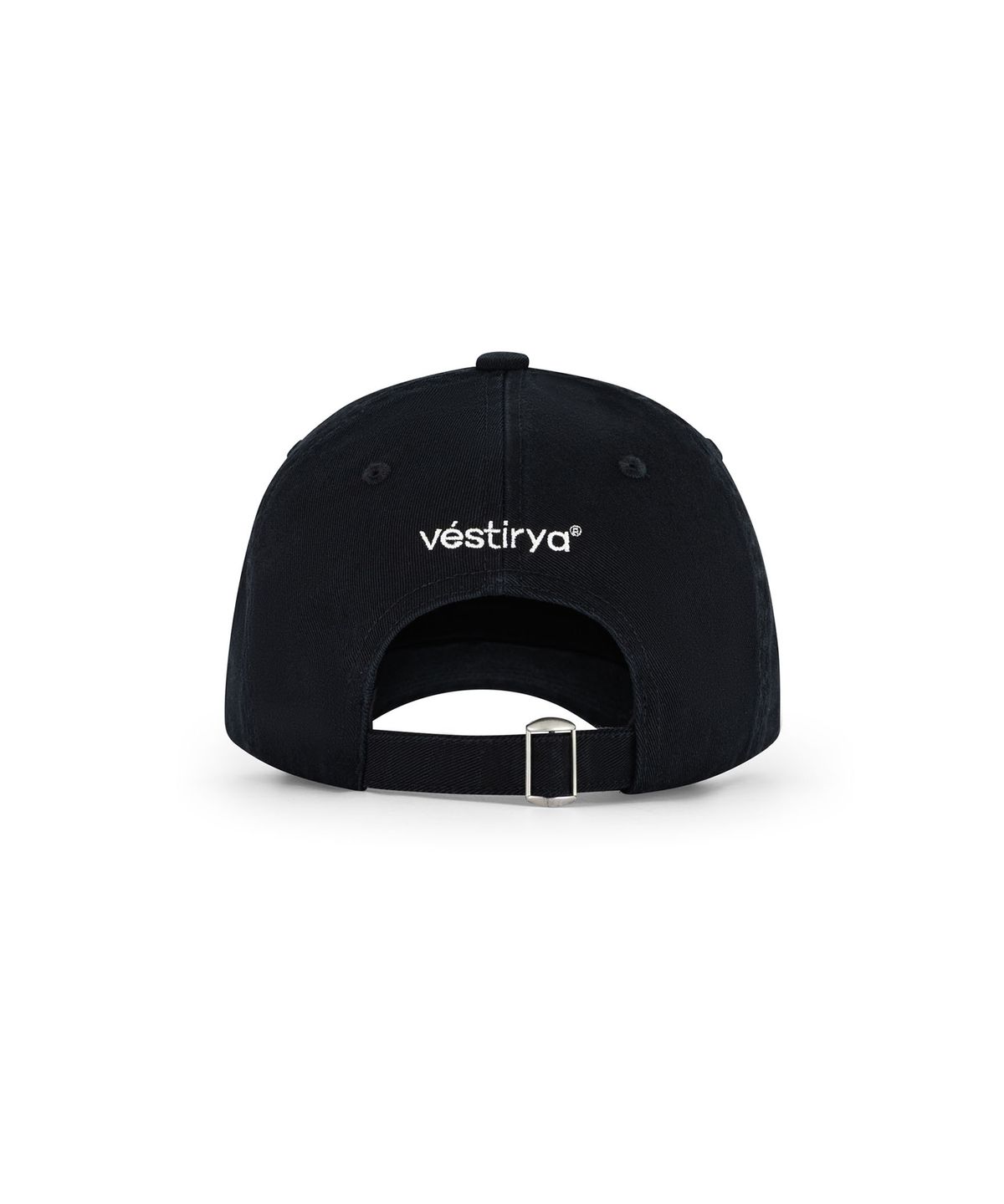 베스티리아(VESTIRYA) Witty Lettering Ball Cap Black