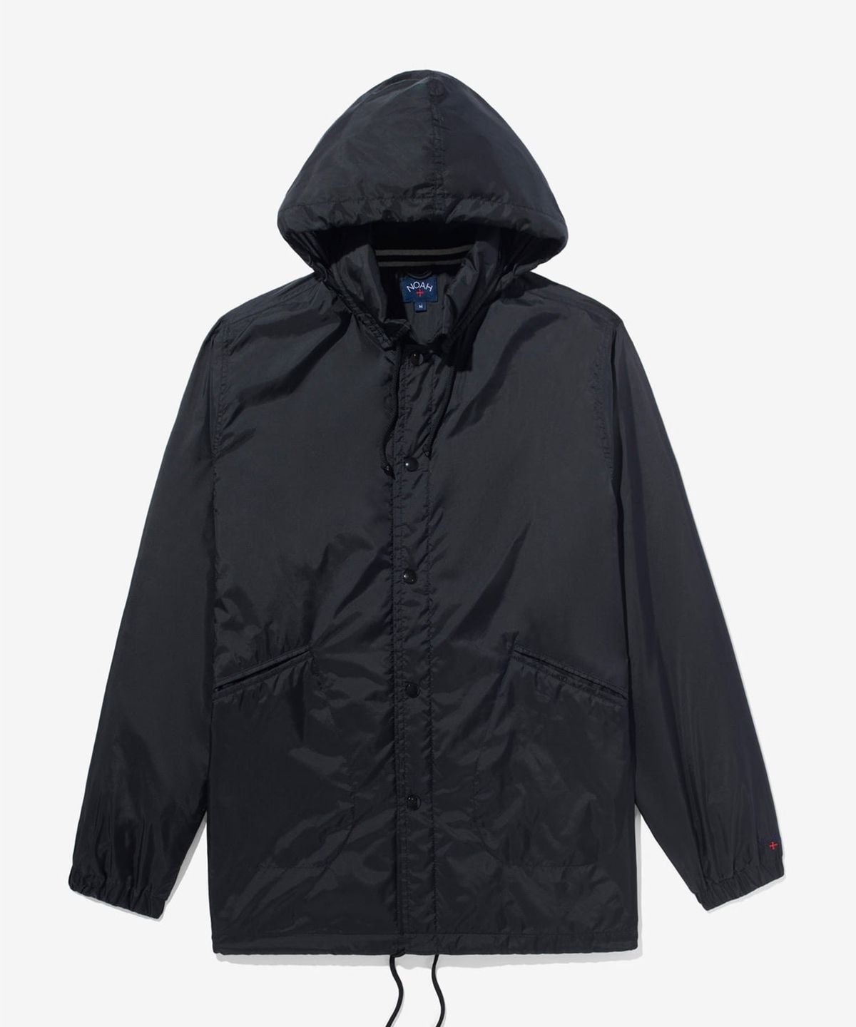 노아(NOAH) (U) 후디드 코치스 재킷 블랙 HOODED COACHES JACKET BLACK
