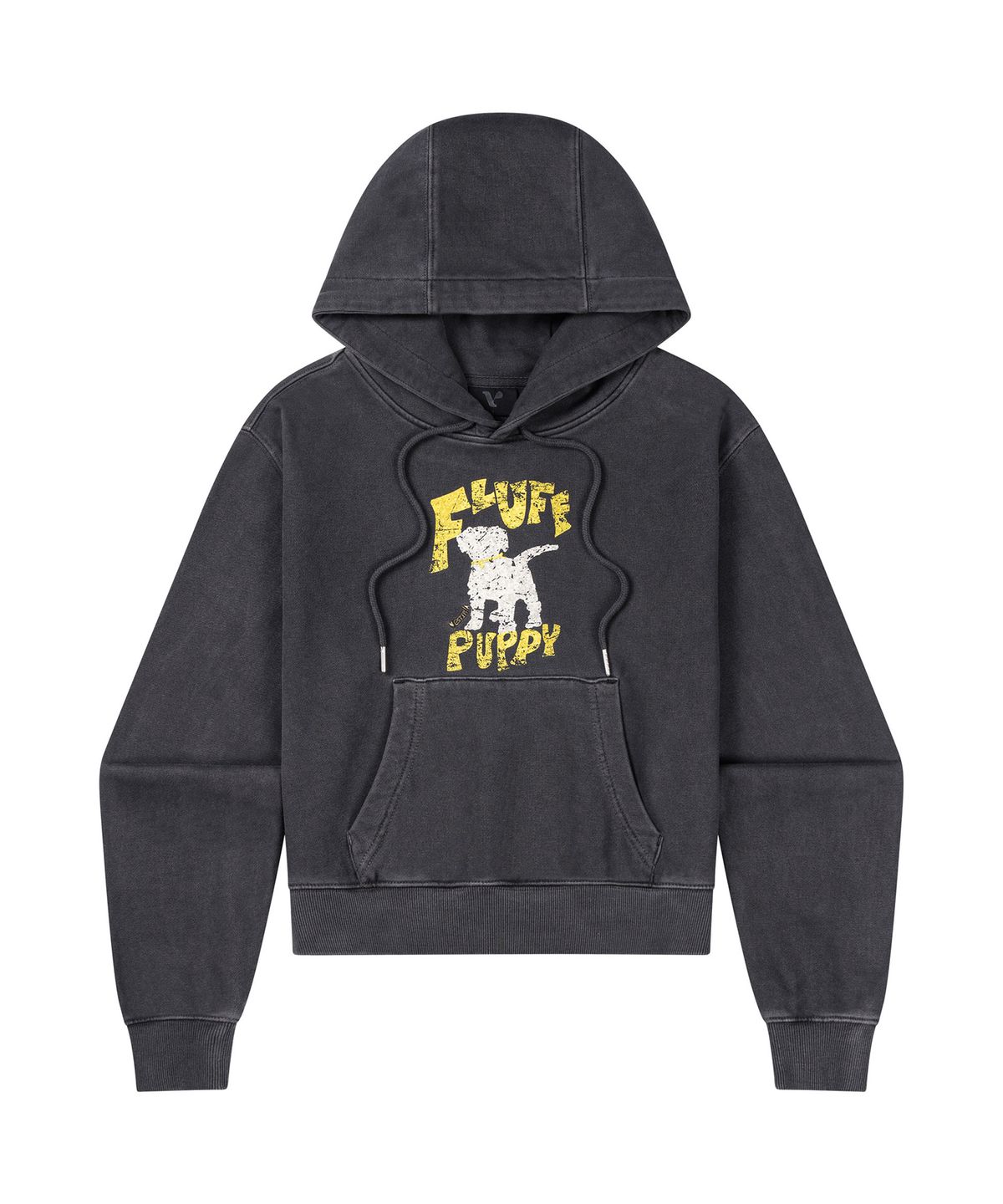 베스티리아(VESTIRYA) Fluffy Puppy Hoodie Charcoal