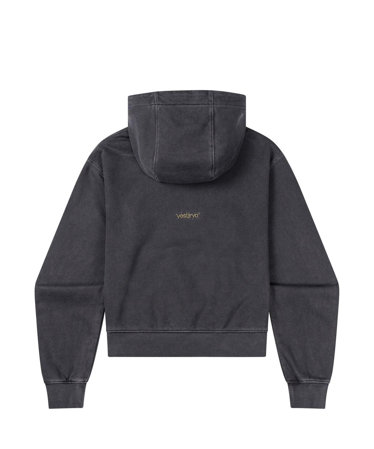 베스티리아(VESTIRYA) Fluffy Puppy Hoodie Charcoal