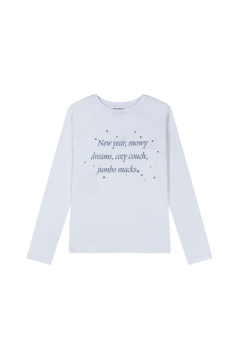 Cozy Starlight Longsleeve White