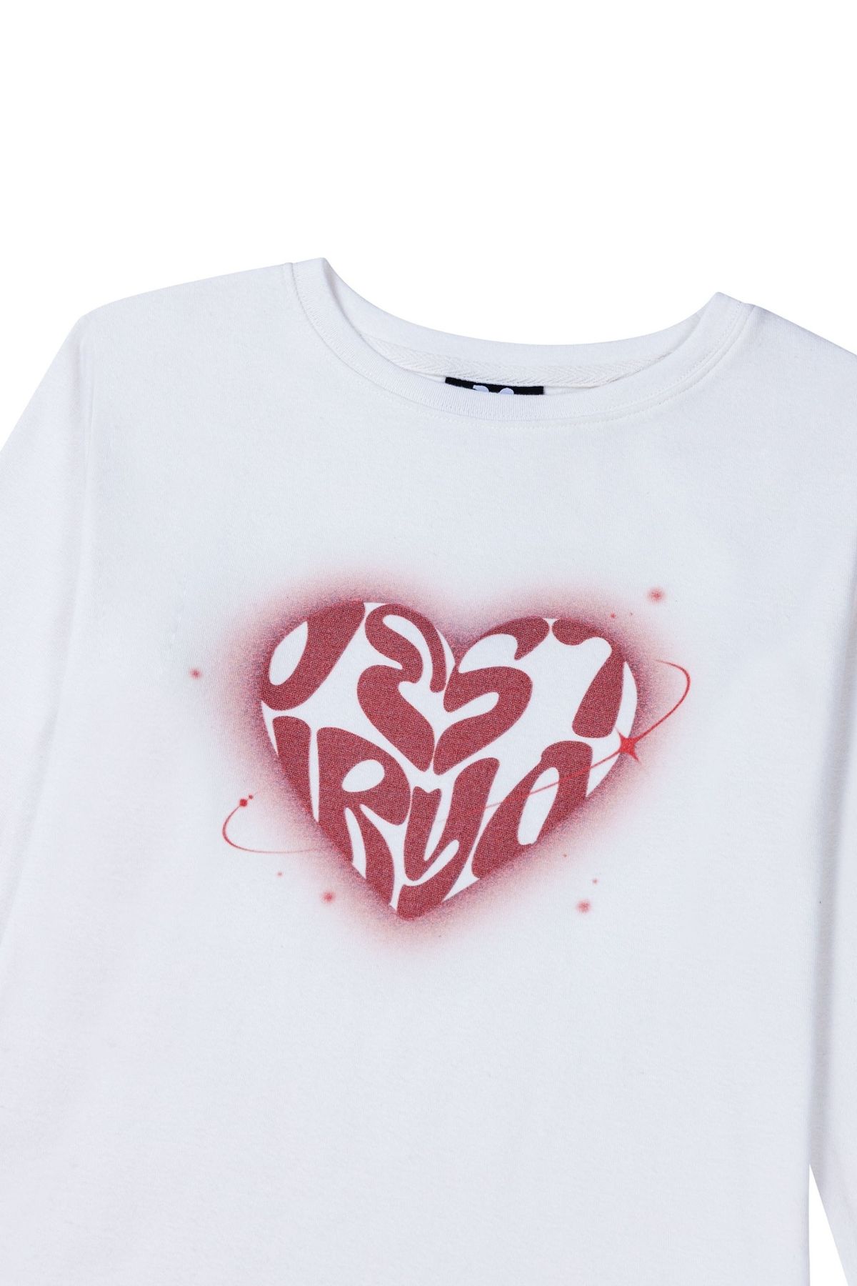 베스티리아(VESTIRYA) Heart Graffiti Longsleeve White