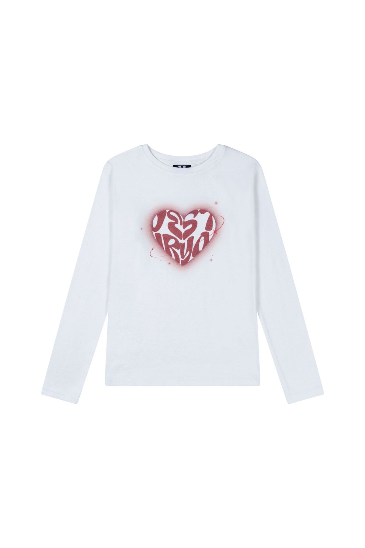 베스티리아(VESTIRYA) Heart Graffiti Longsleeve White