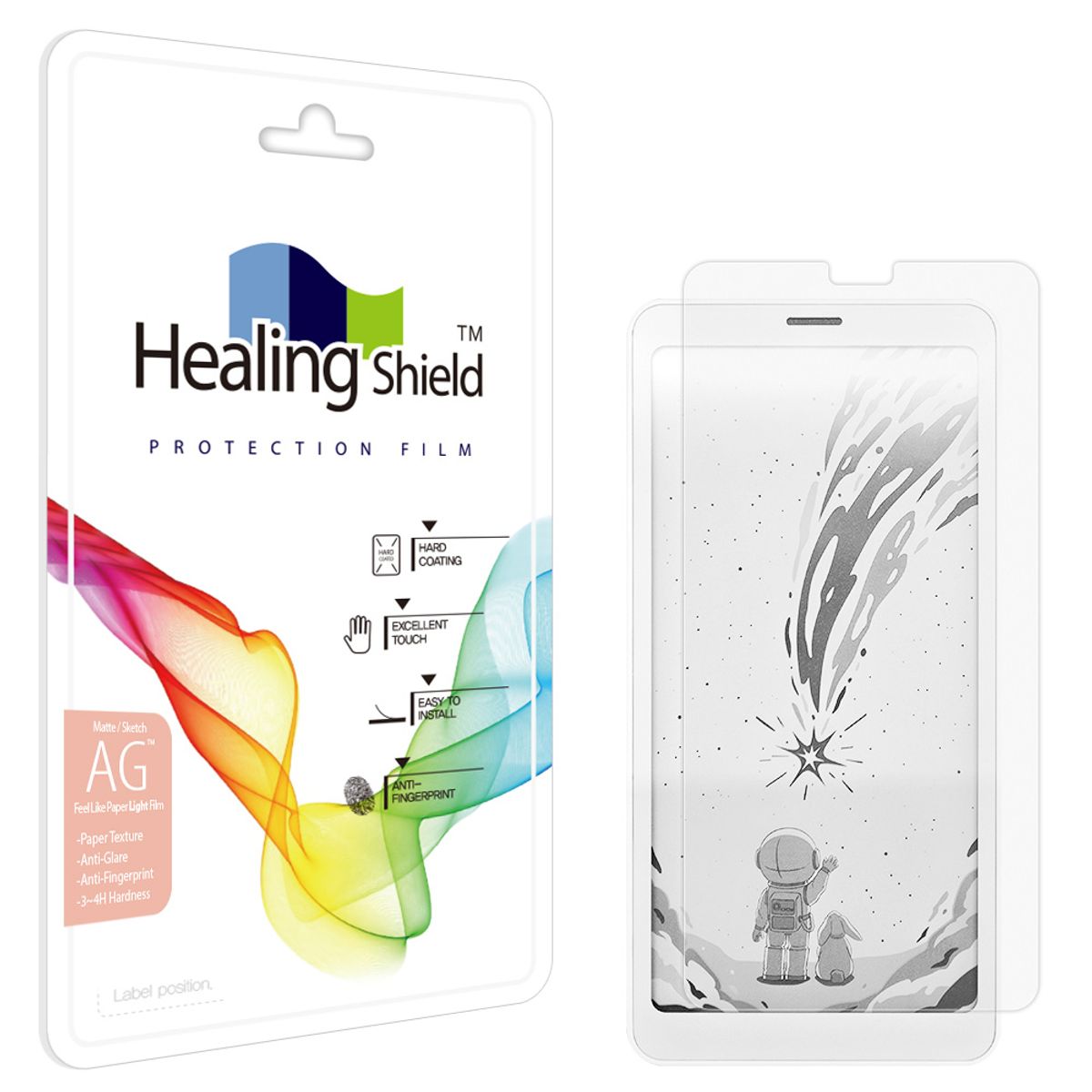 힐링쉴드(HEALINGSHIELD) 이노스페이스원 코멧 종이질감 Light 액정보호필름