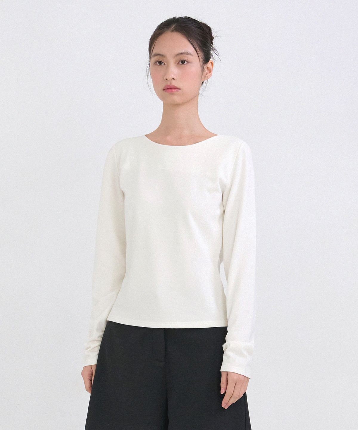 미케네(MICANE) 라미스 보트 넥 티