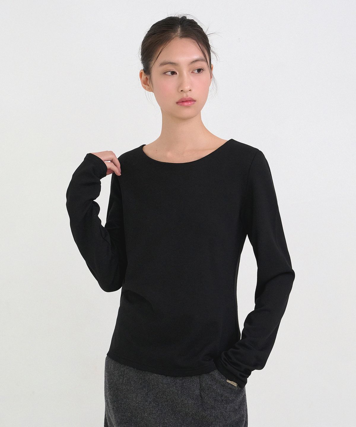 미케네(MICANE) 라미스 보트 넥 티