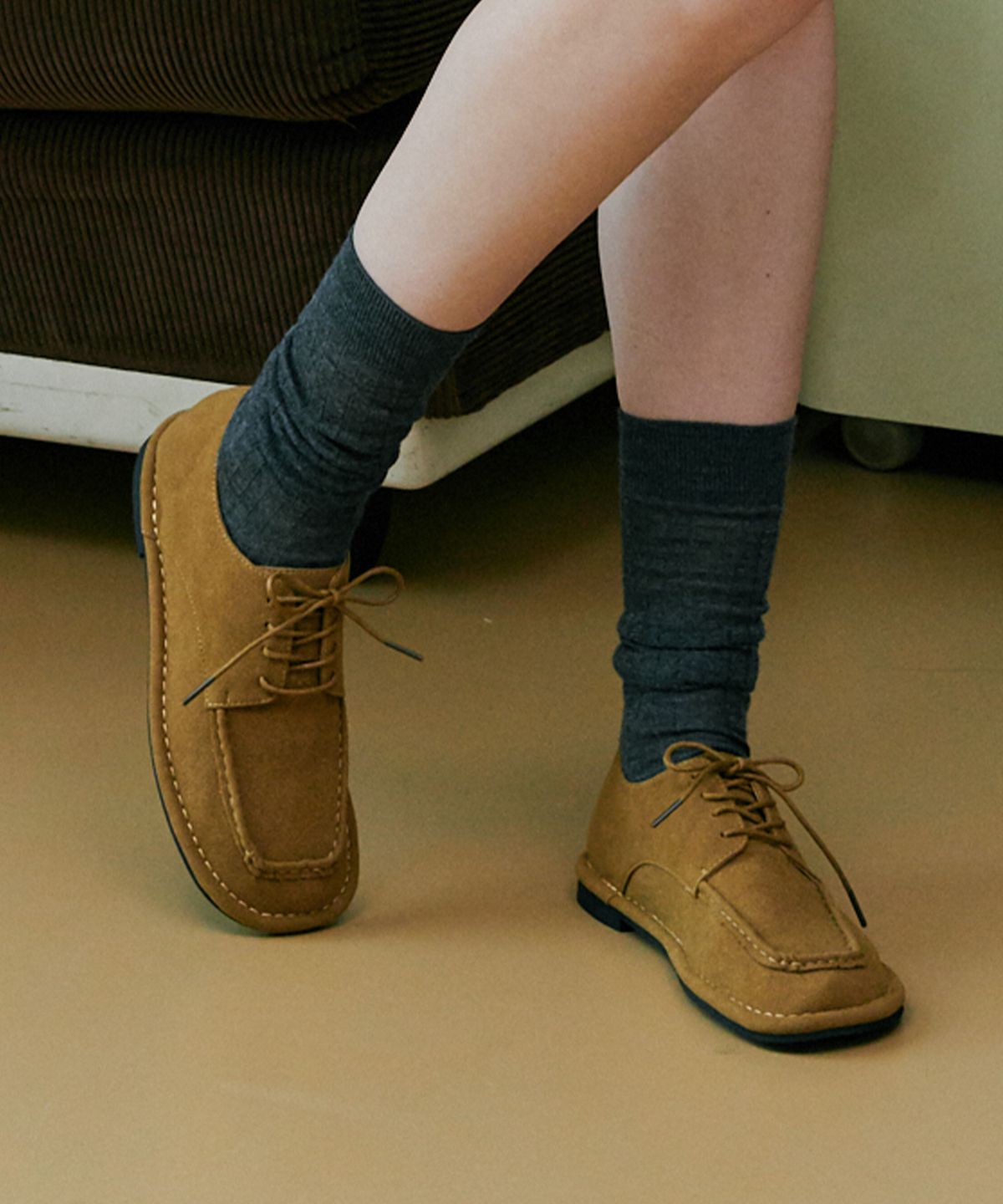프리플라(FRI FLA) ljh7075 Soft Moc Lace Loafers - 2 Colors