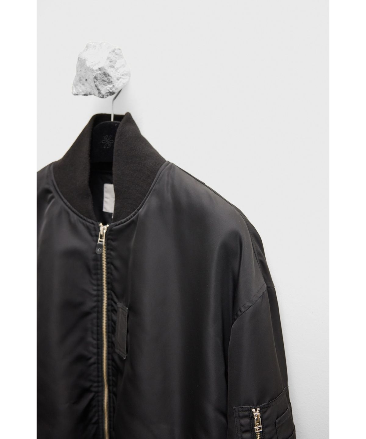 유스(YOUTH) MA-1 Wool Pile Jacket - Black