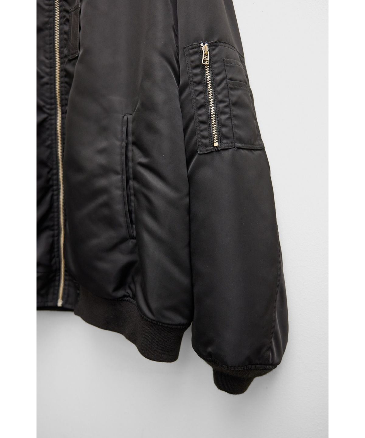 유스(YOUTH) MA-1 Wool Pile Jacket - Black