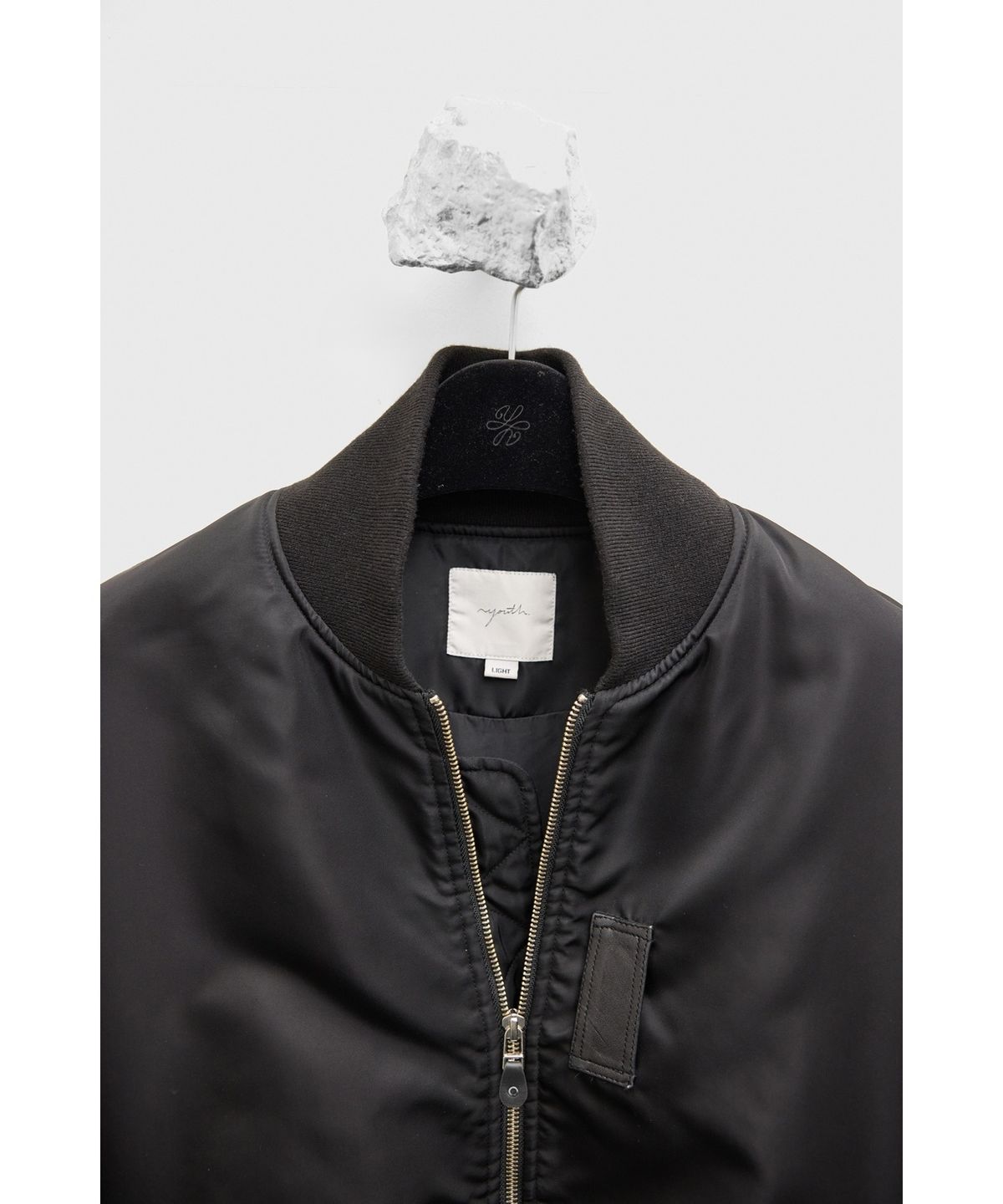 유스(YOUTH) MA-1 Wool Pile Jacket - Black