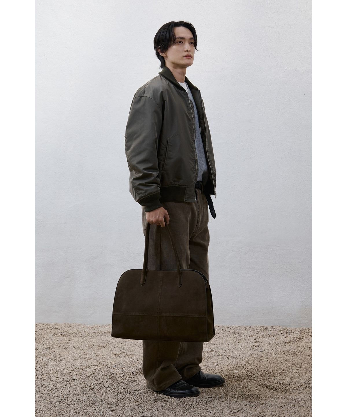 유스(YOUTH) MA-1 Wool Pile Jacket - Olive