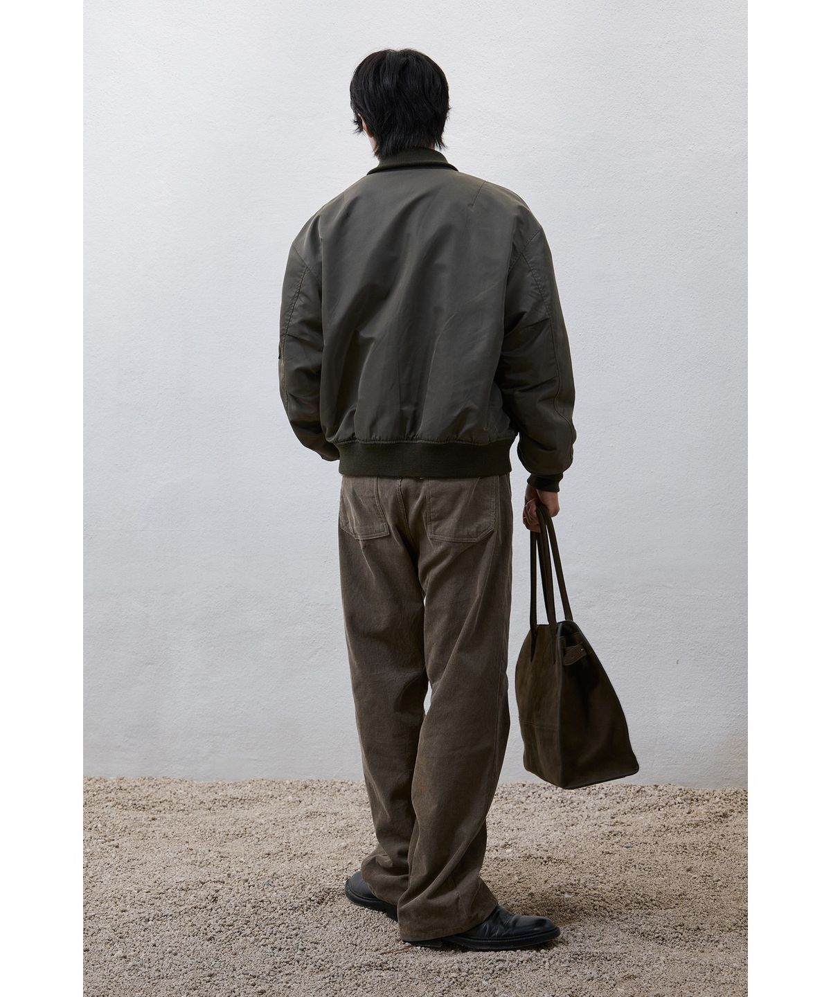 유스(YOUTH) MA-1 Wool Pile Jacket - Olive