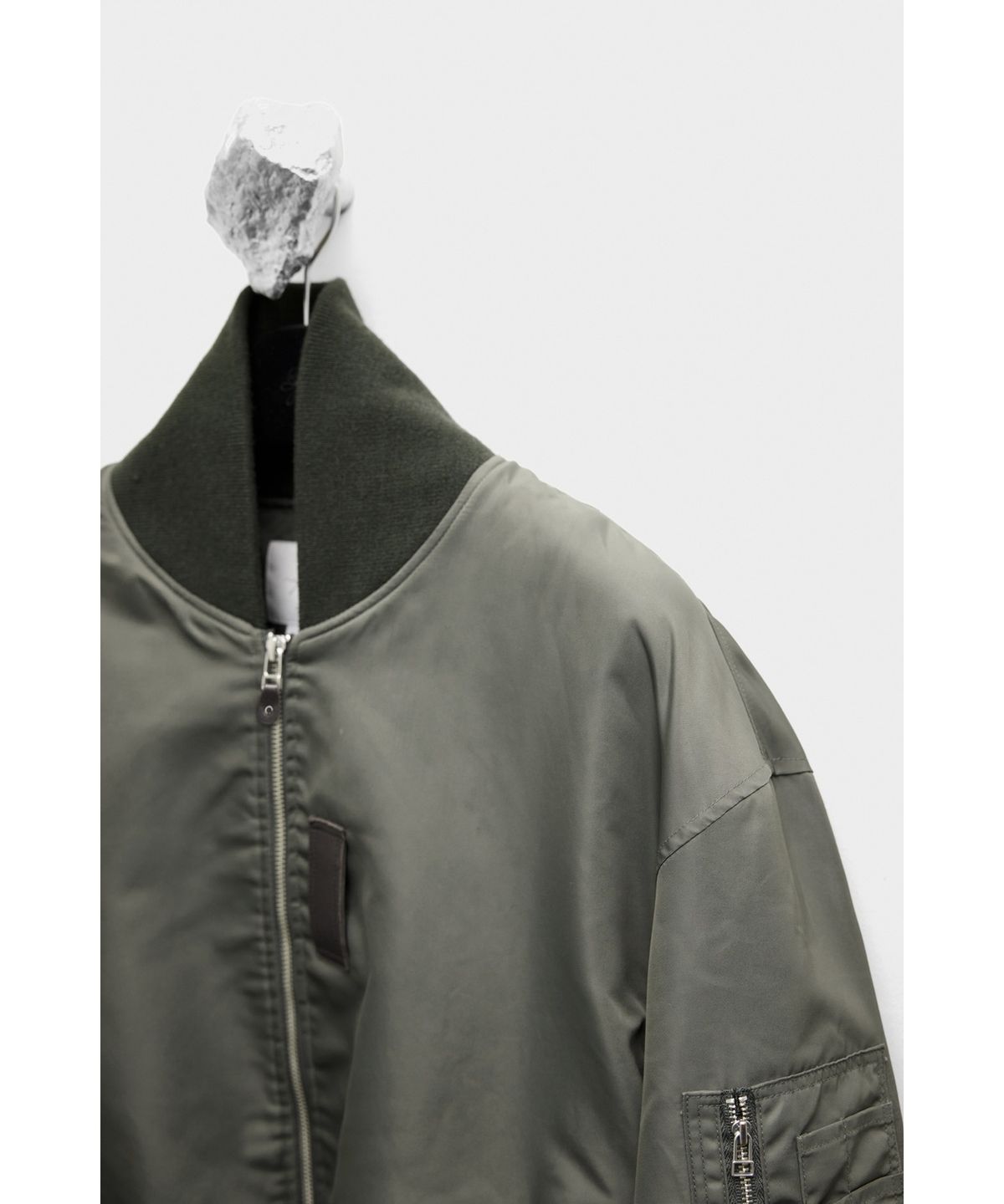 유스(YOUTH) MA-1 Wool Pile Jacket - Olive