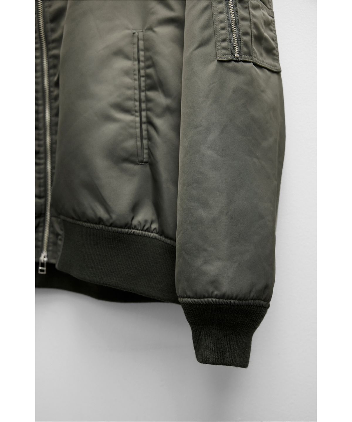 유스(YOUTH) MA-1 Wool Pile Jacket - Olive