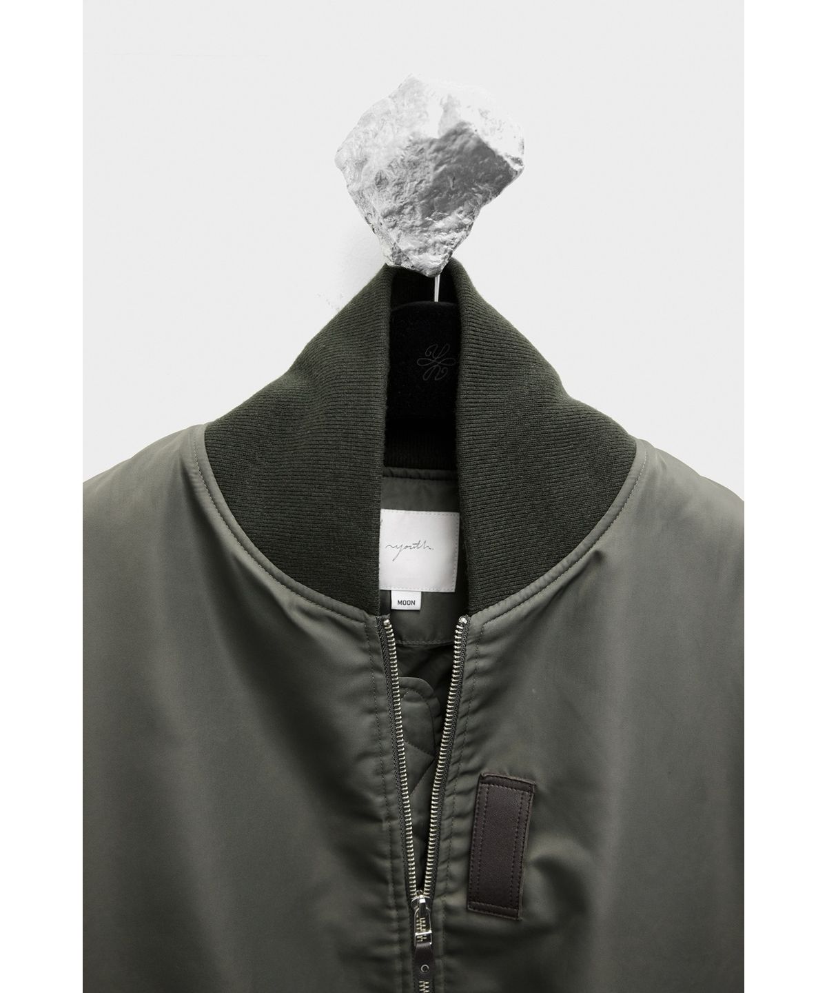 유스(YOUTH) MA-1 Wool Pile Jacket - Olive