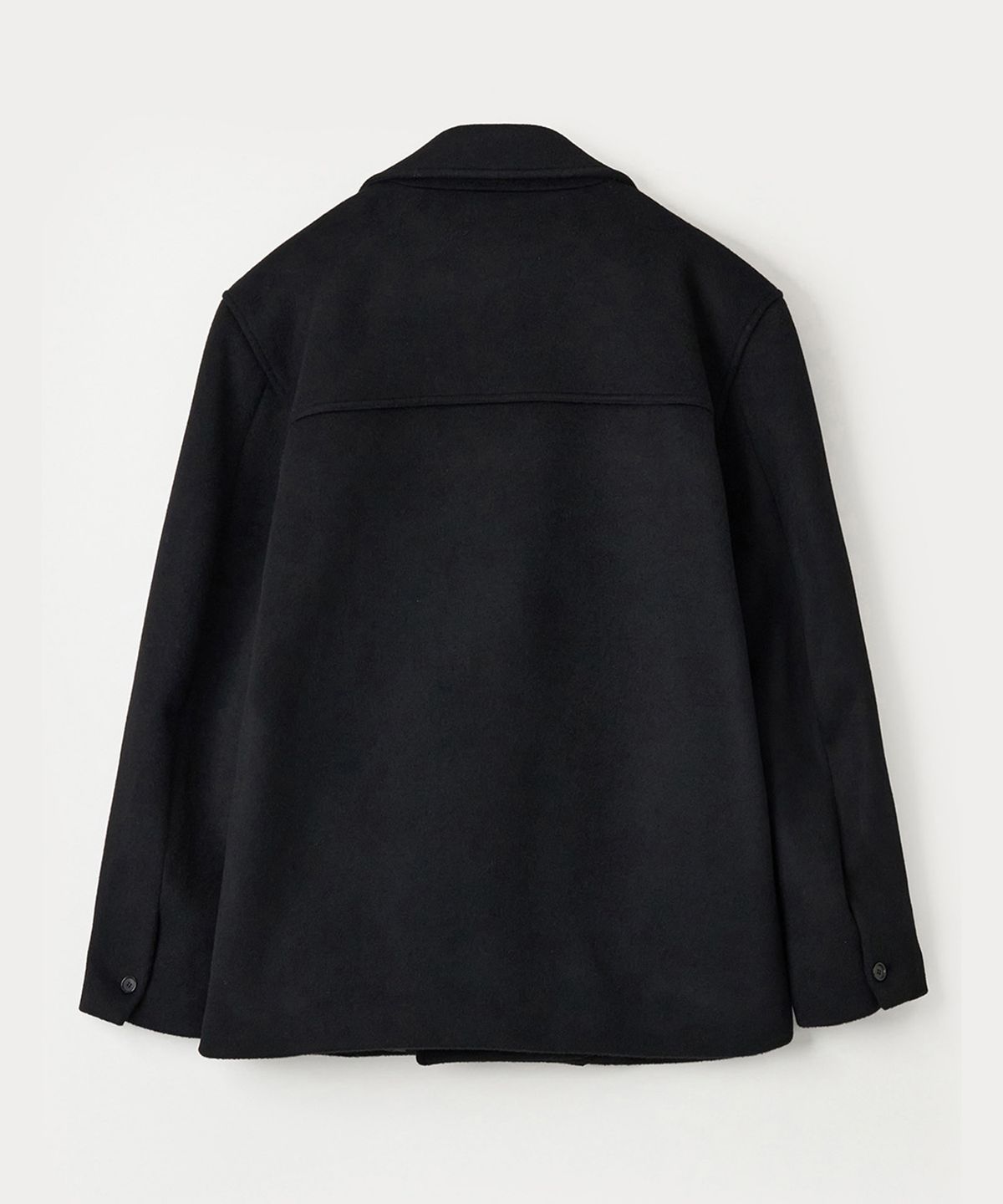 애니타임로릭(ANYTIME LOREAK) ANEMONE PEA COAT - BLACK