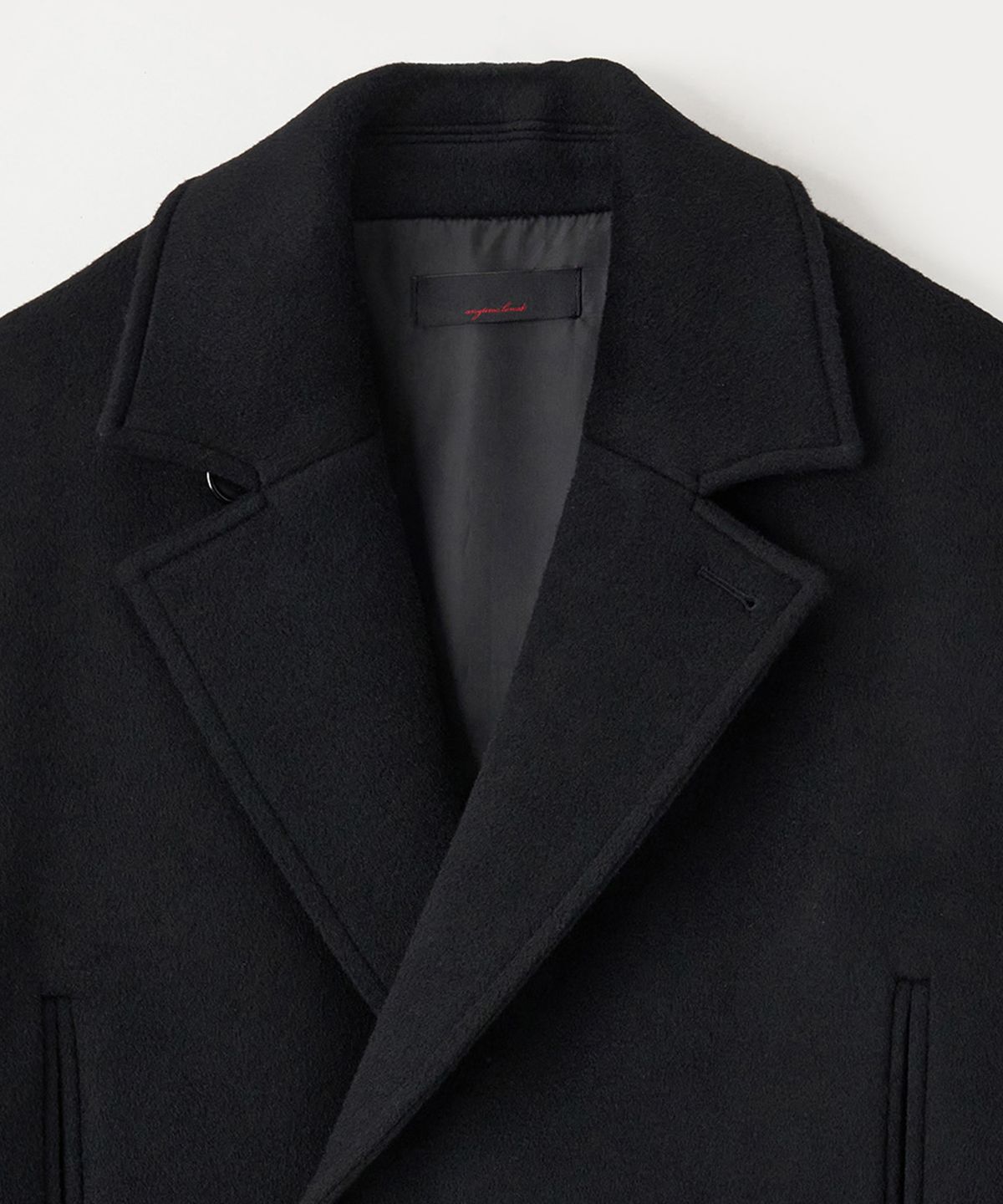 애니타임로릭(ANYTIME LOREAK) ANEMONE PEA COAT - BLACK