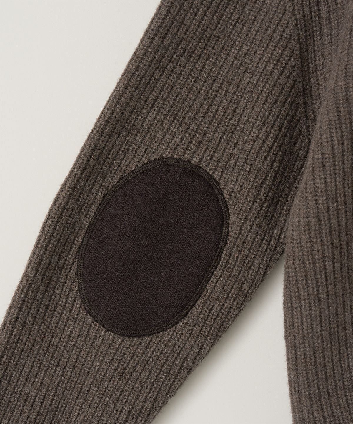 어나더 오피스(ANOTHER OFFICE) Driving Knit Blouson (Wenge Wood)