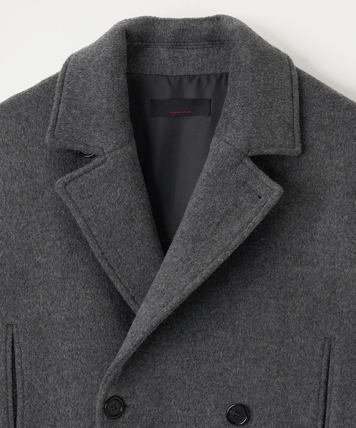 애니타임로릭(ANYTIME LOREAK) ANEMONE PEA COAT - CHARCOAL