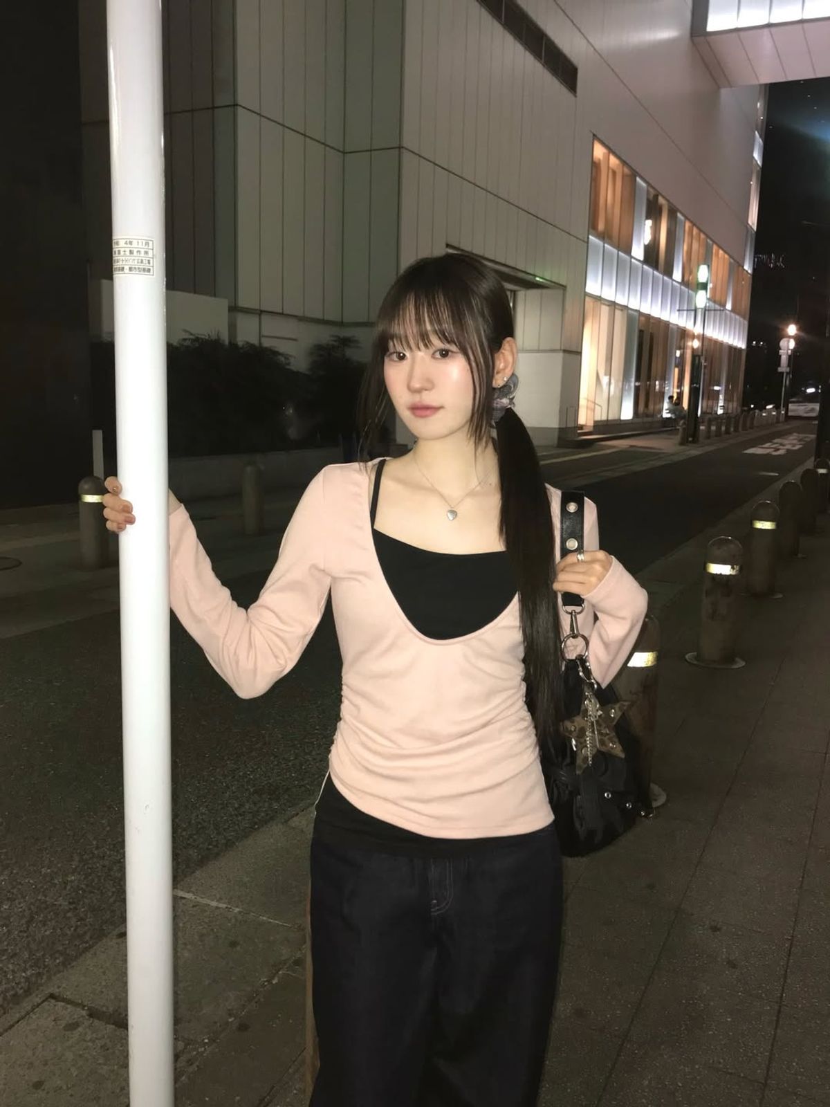 오운서(OWNSER) 올드 메모리 레이어드 언발란스 롱슬리브 (일체형_7 Colors)