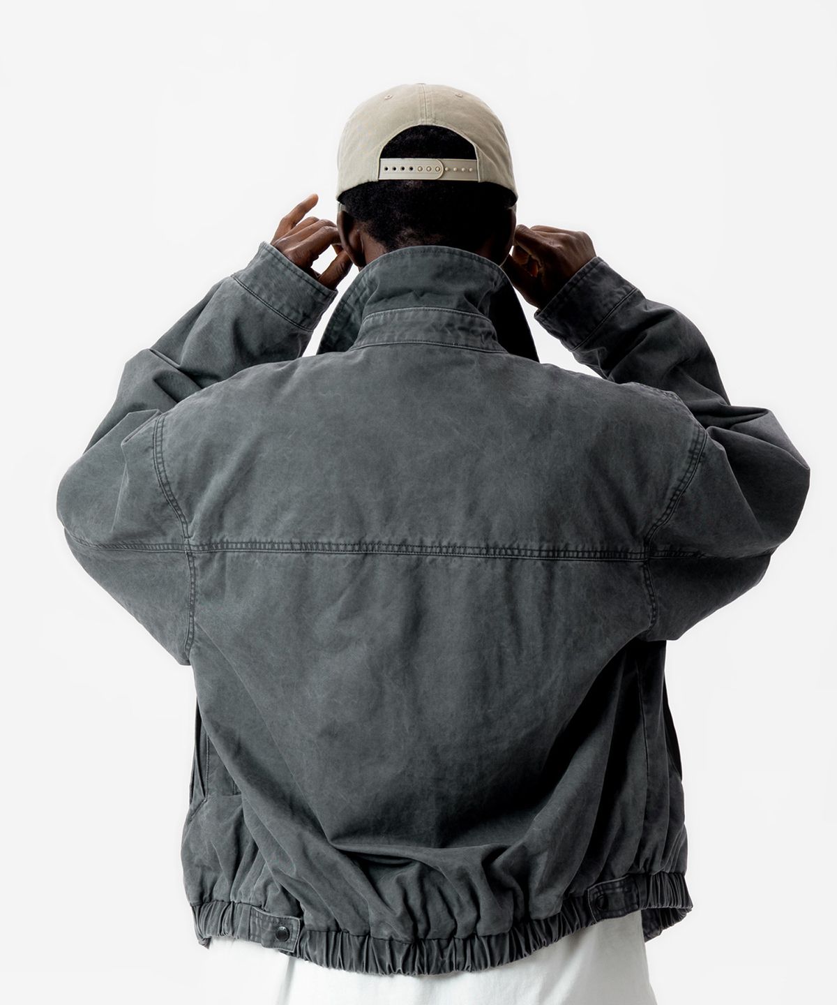 미드업데이트(MIDUPDATE) Vintage Washed Jacket_2color