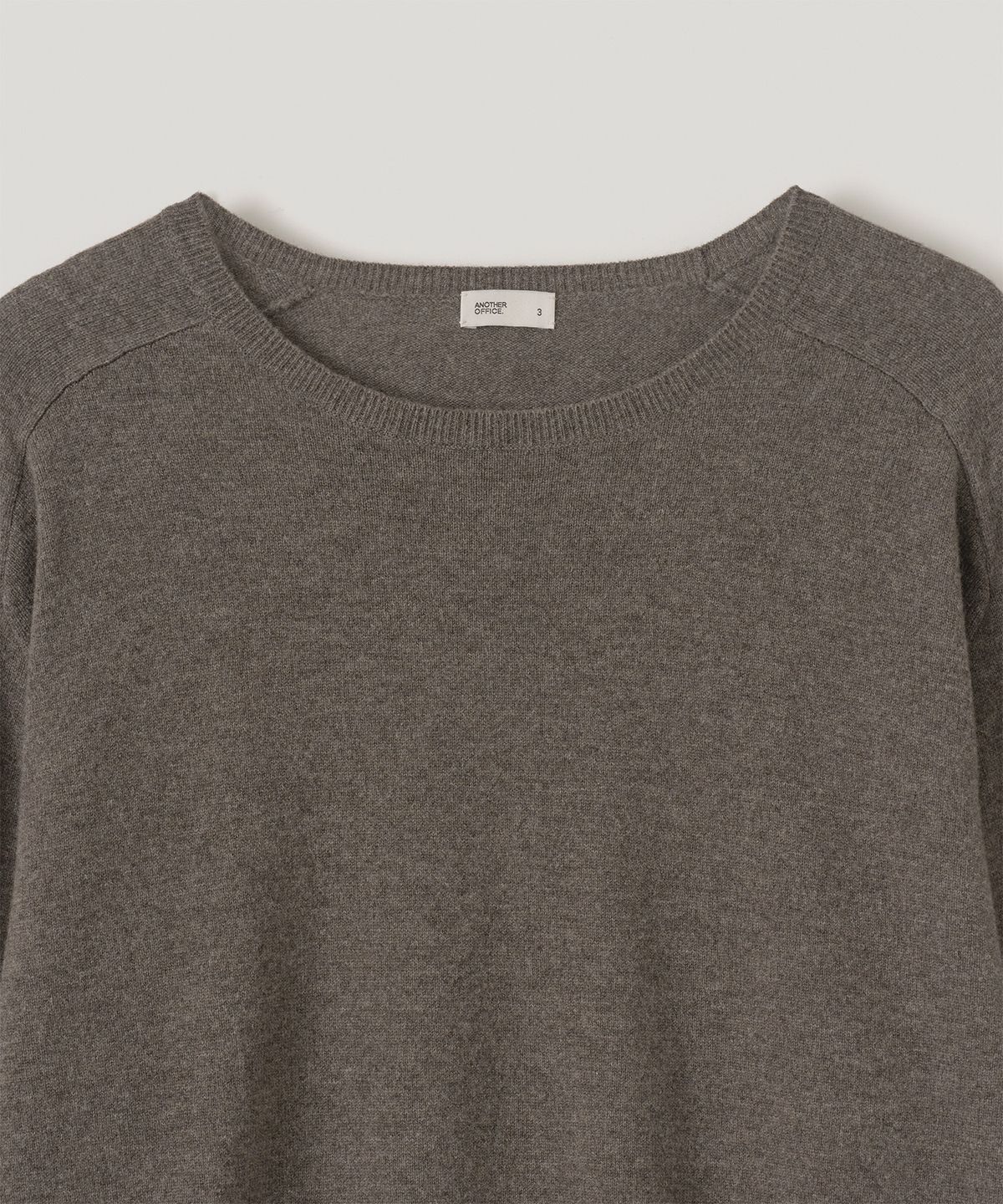 어나더 오피스(ANOTHER OFFICE) Ensemble Cashmere Knit (Soil)