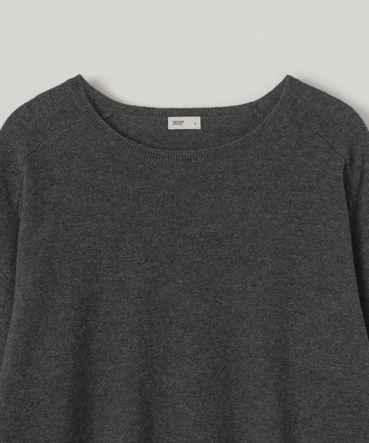 어나더 오피스(ANOTHER OFFICE) Ensemble Cashmere Knit (Charcoal)