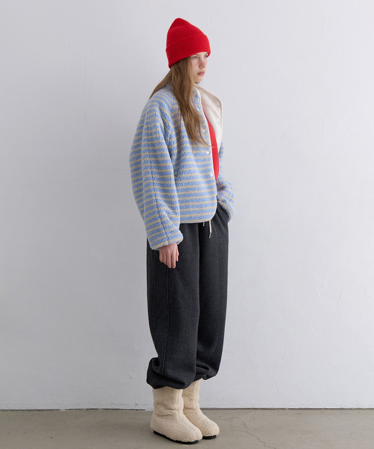 뮈르뮈르(MURMURE) 세퍼레이트 기모 조거 팬츠_Separate Pants