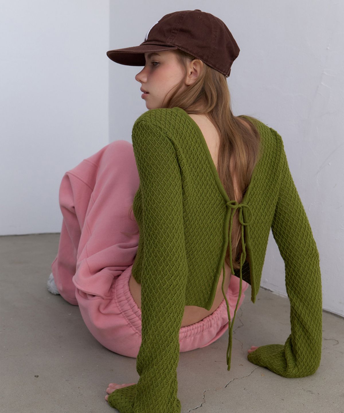 뮈르뮈르(MURMURE) 유엘 크로쉐 리버시블 니트 가디건_Uel Cardigan_2 colors