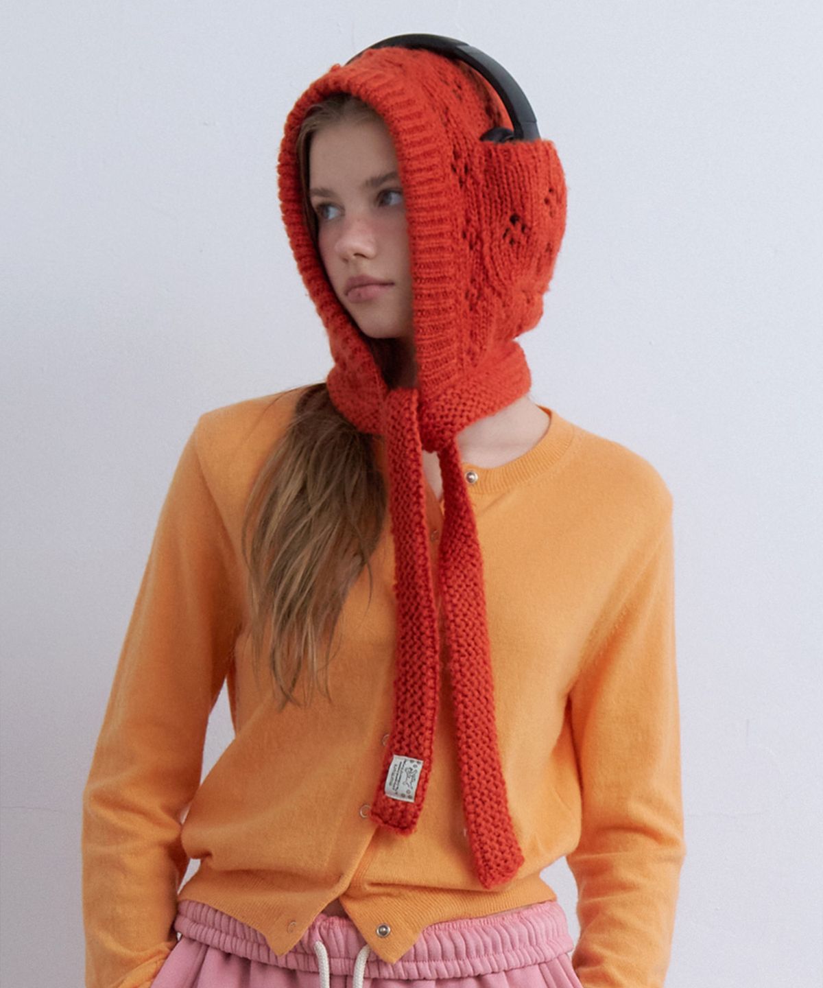 뮈르뮈르(MURMURE) 피앤 모헤어 헤드셋 바라클라바_Pien Balaclava_4colors