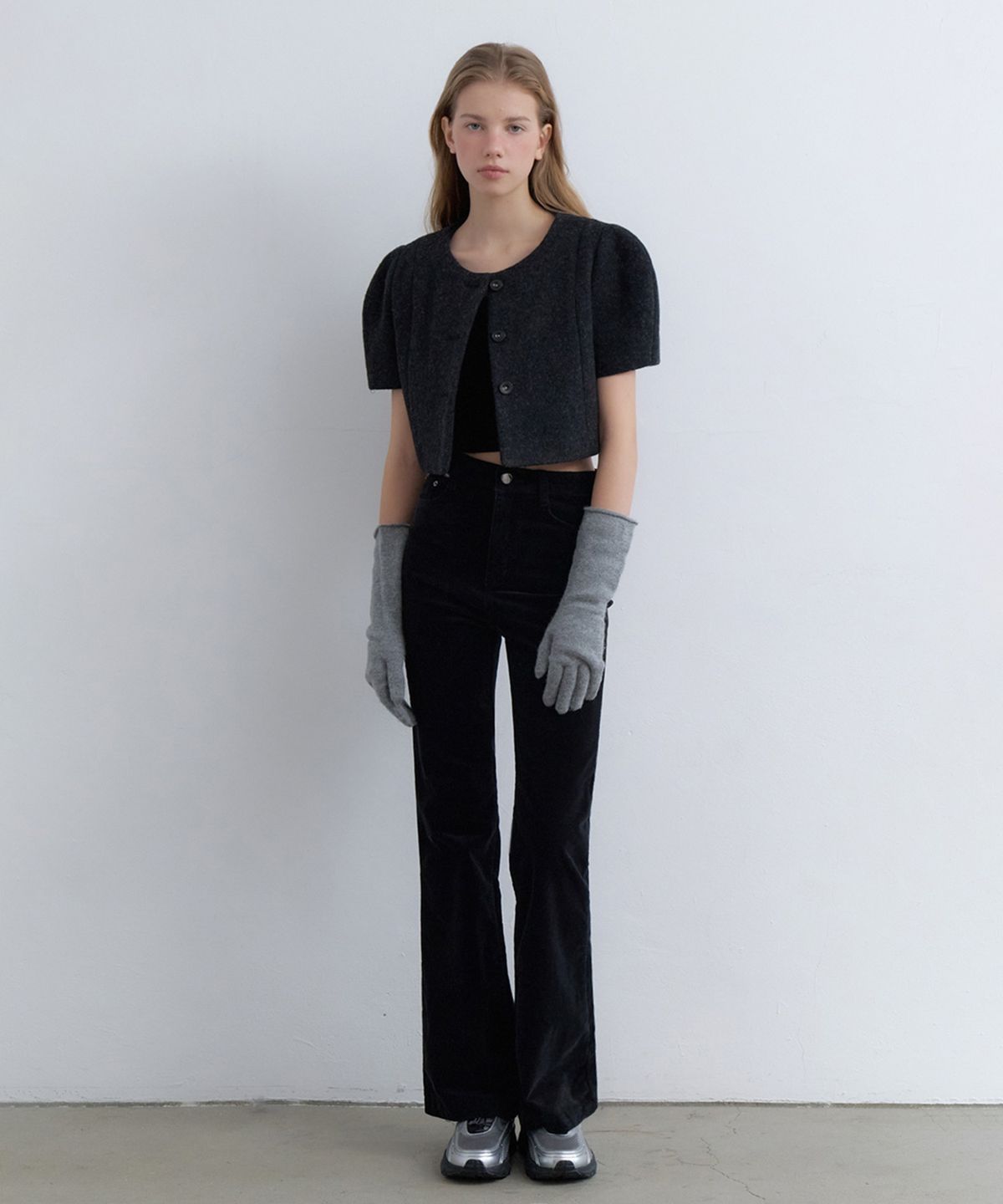 뮈르뮈르(MURMURE) [울100%]하프 울 자켓_Half Wool Jacket_2colors