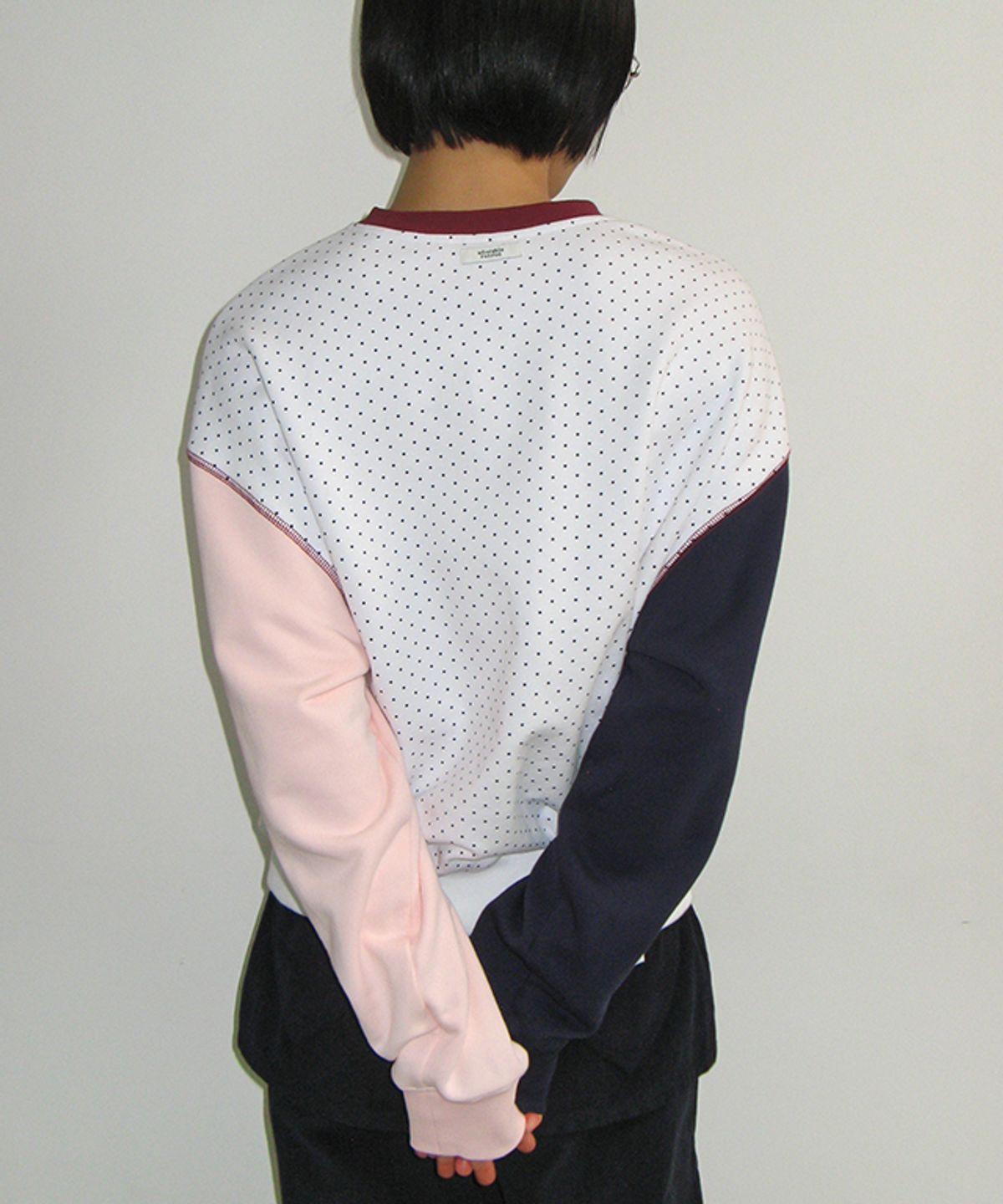론론(RONRON) MULTI COLOR SWEATSHIRT WHITE DOT