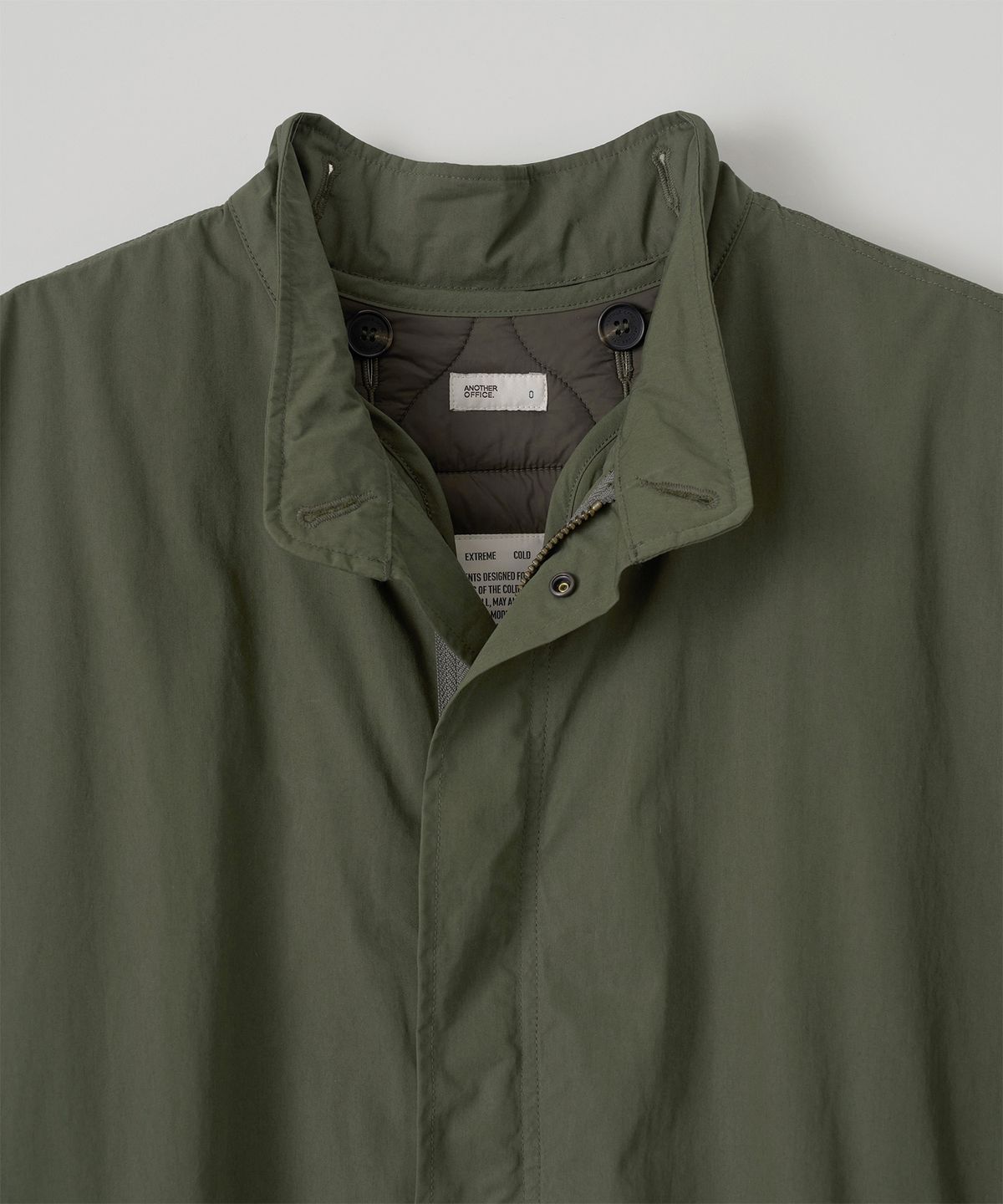 어나더오피스 우먼(ANOTHER OFFICE WOMEN) w. M-65 Insulation Fishtail Parka (Olive Green)