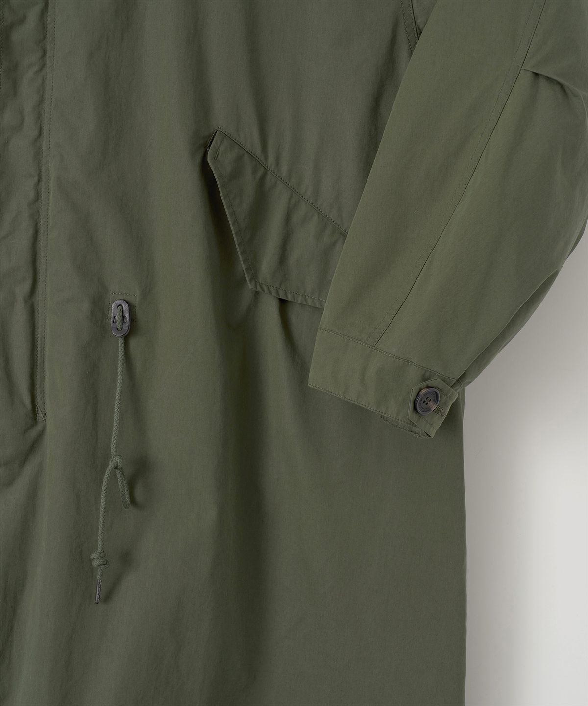 어나더오피스 우먼(ANOTHER OFFICE WOMEN) w. M-65 Insulation Fishtail Parka (Olive Green)