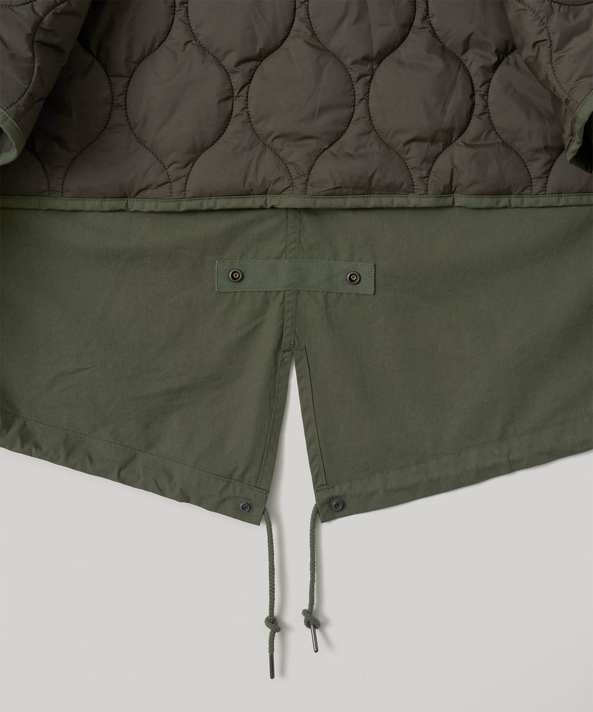 어나더오피스 우먼(ANOTHER OFFICE WOMEN) w. M-65 Insulation Fishtail Parka (Olive Green)