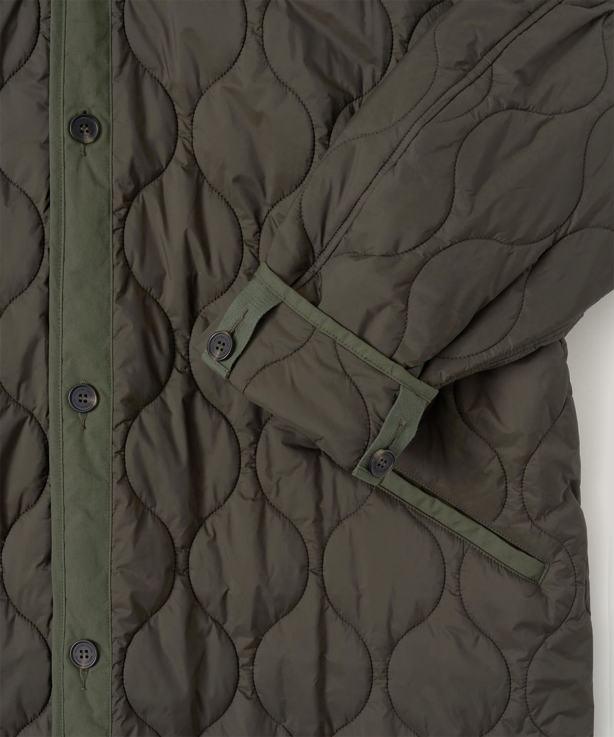 어나더오피스 우먼(ANOTHER OFFICE WOMEN) w. M-65 Insulation Fishtail Parka (Olive Green)